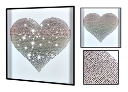 Love Is Love by Stephen Graham - Original Mixed Media on Board sized 14x14 inches. Available from Whitewall Galleries